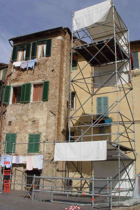 SIENA - Contrada della Torre / parterre   Festa della Vittoria del Palio